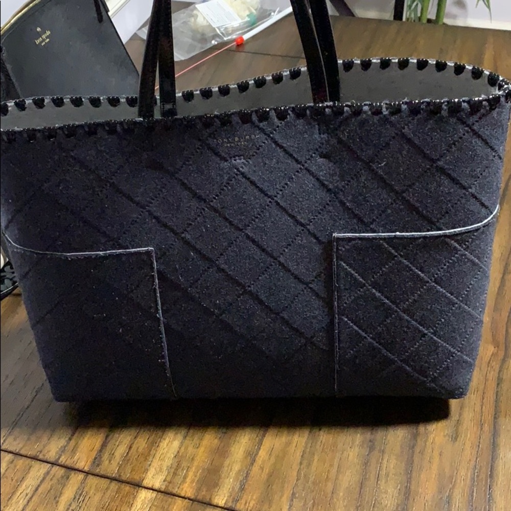 Tory Burch felt tote